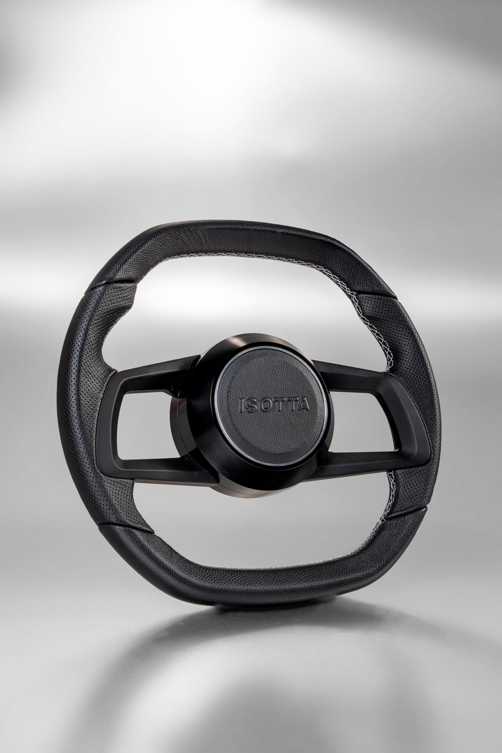 QUARK "S MODEL" Flat grip. Black lea. Bl