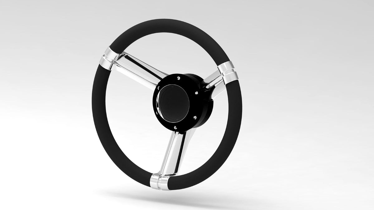 RATIO BLACK LEATHER - KEYED HUB